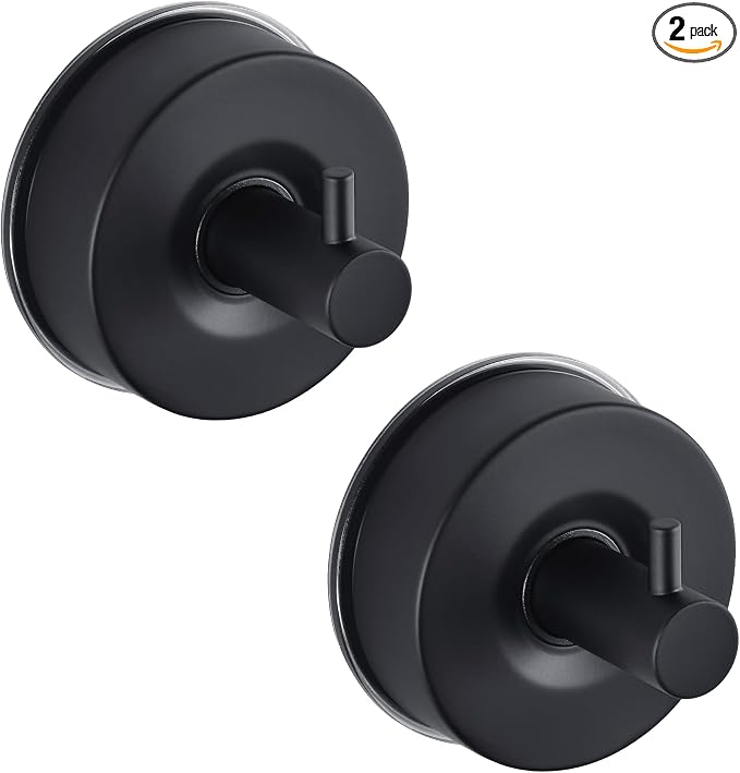 JOMOLA Stainless Steel Bathroom Suction Hooks by JOMOLA