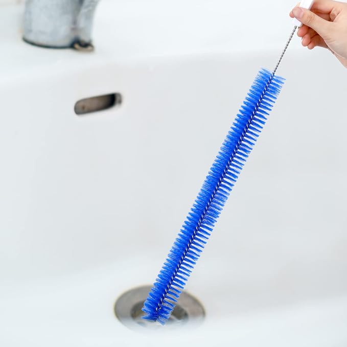 2 Pcs Drain Cleaner Brush 15 Inches Extra Long Handle Scrub Cleaner Bottle Brush - Image 7