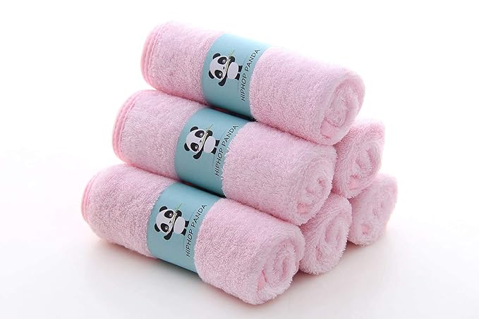 HIPHOP PANDA Baby Washcloths, Rayon Made from Bamboo - Image 6