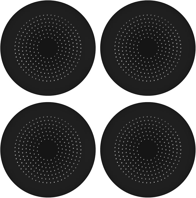 4-Pack Drain Hair Catcher Durable Silicone Hair Stopper Shower Drain Covers by QiyuanLS