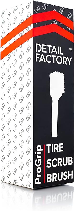 Detail Factory - ProGrip Tire Brush - Ergonomic ProGrip Handle, Stiff Synthetic - Image 4