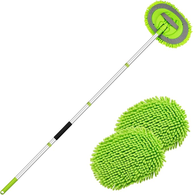 Ordenado 62" Car Wash Brush Kit Mitt Mop Sponge by Ordenado