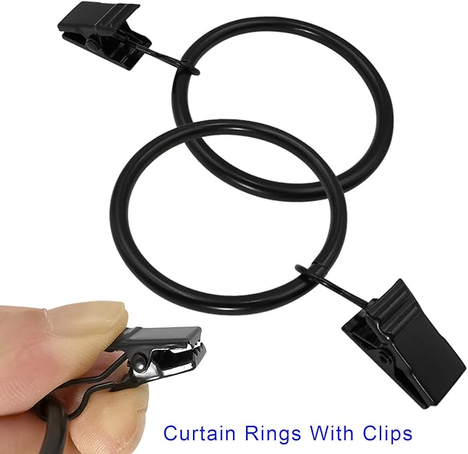 100 Pack Metal Curtain Rings - Image 4