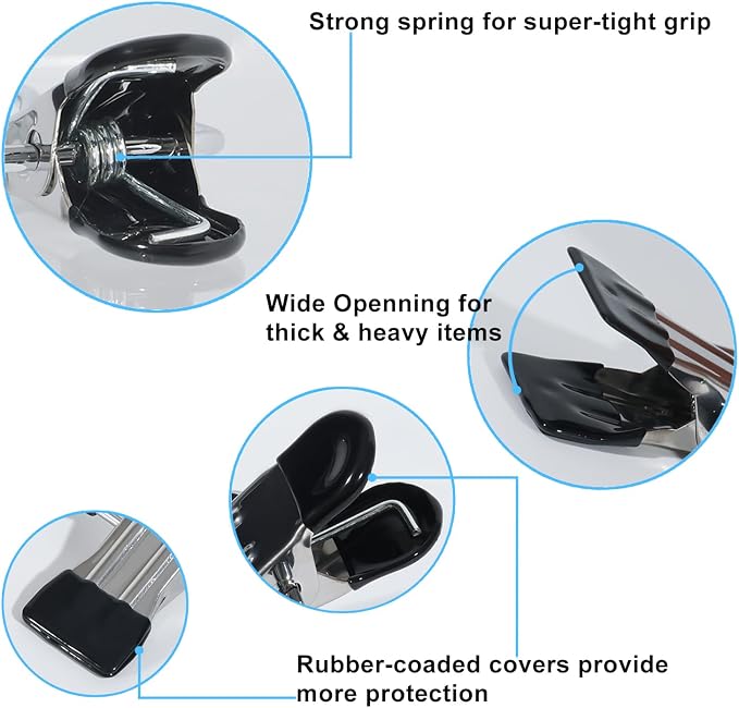 15/30Pcs Upgrade Double Head Clamp Dipped Clothespin - Image 2