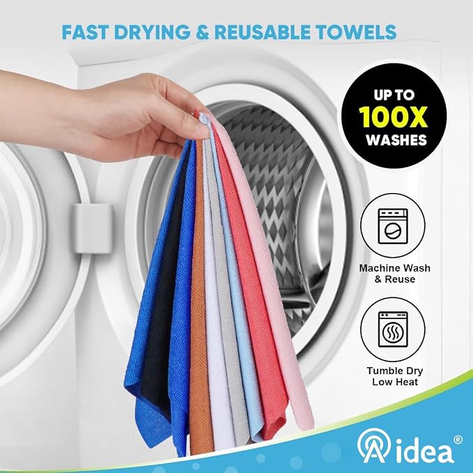AIDEA Microfiber Cleaning Cloth 330 Sheets, Microfiiber Cloth - Image 6