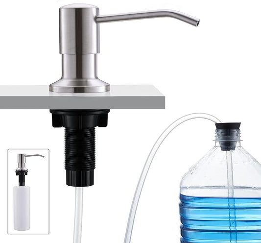 CREA Dish Soap Dispenser for Kitchen Sink, Built-in Countertop Set by CREA