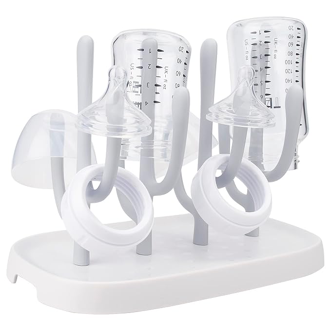 Baby Bottle Drying Rack, Space Saving Bottle Dryer Holder by Hourise