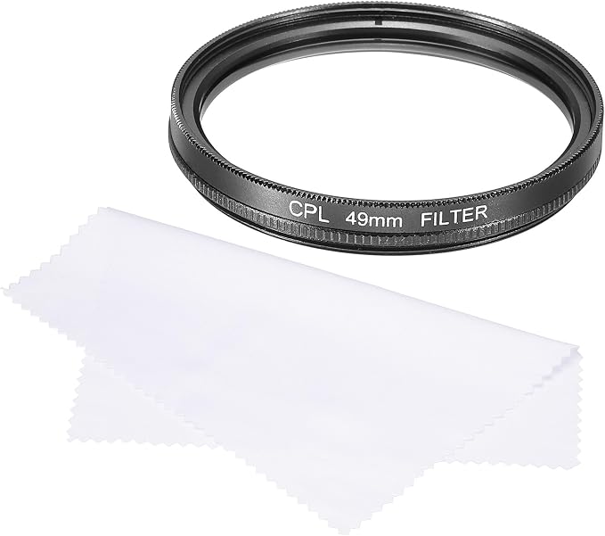 MECCANIXITY 49mm Circular Polarizer Filter, Double Sided Multi-Layer Coatings by MECCANIXITY