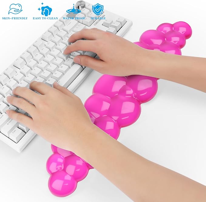 Gel Cloud Keyboard Wrist Rest, Cute Wrist Support and Arm Support Keyboard Rest - Image 5