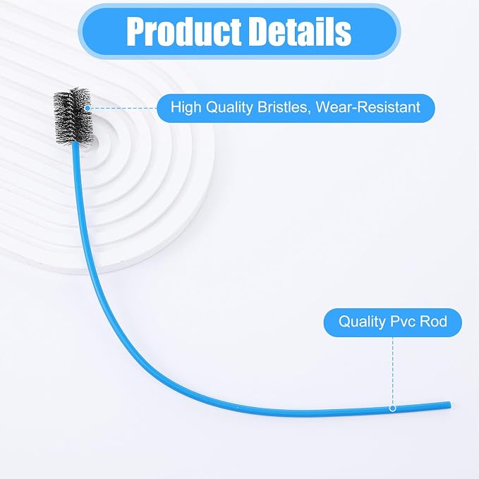 3 Pcs AC Drain Line Cleaner, Pipe Cleaners Condensate Pump Brush HVAC - Image 6