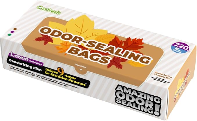 Odor Sealing Small Trash Bags Home & Food Use M-220 Count Disposable Bags by Unknown