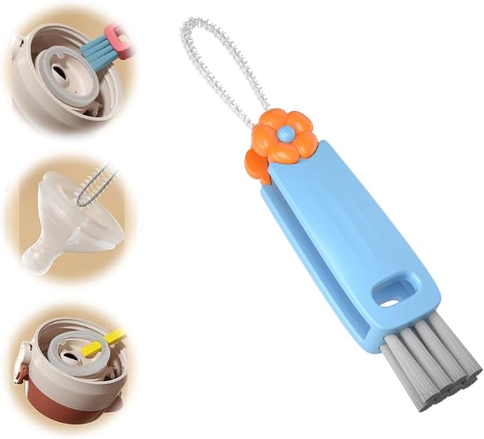 3 in 1 Cup Lid Gap Cleaning Brush, Cup Lid Gap Cleaner, Home Kitchen Crevice by Fuiyuqa