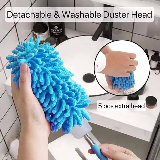 Microfiber Duster for Cleaning, Small Dusters for Cleaning Office Car Computer - Image 3