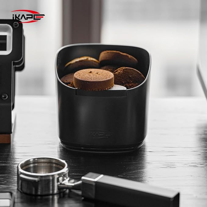 IKAPE Espresso Kit 3 IN 1, Espresso Knock Box, Cleaning Towel & Brush - Image 7