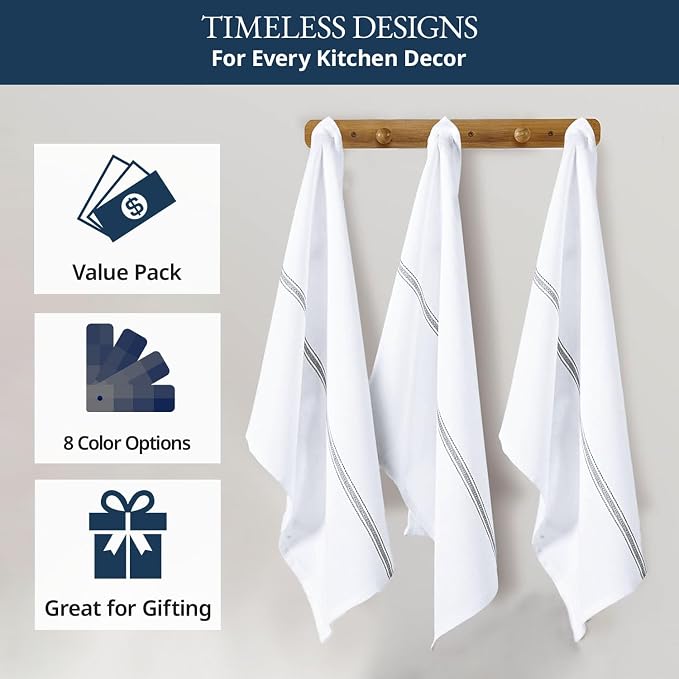 LANE LINEN Kitchen Hand Towels, 12 Pack Dish Towels - Image 6