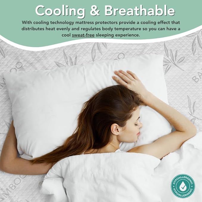 Bamboo Rayon Mattress Protector - Image 3