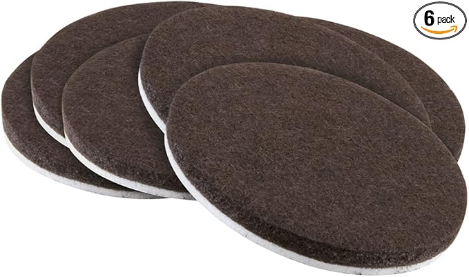 SOFTTOUCH 4723295N Heavy Duty 2 Inch Felt Furniture Pads to Protect Hardwood by SOFTTOUCH