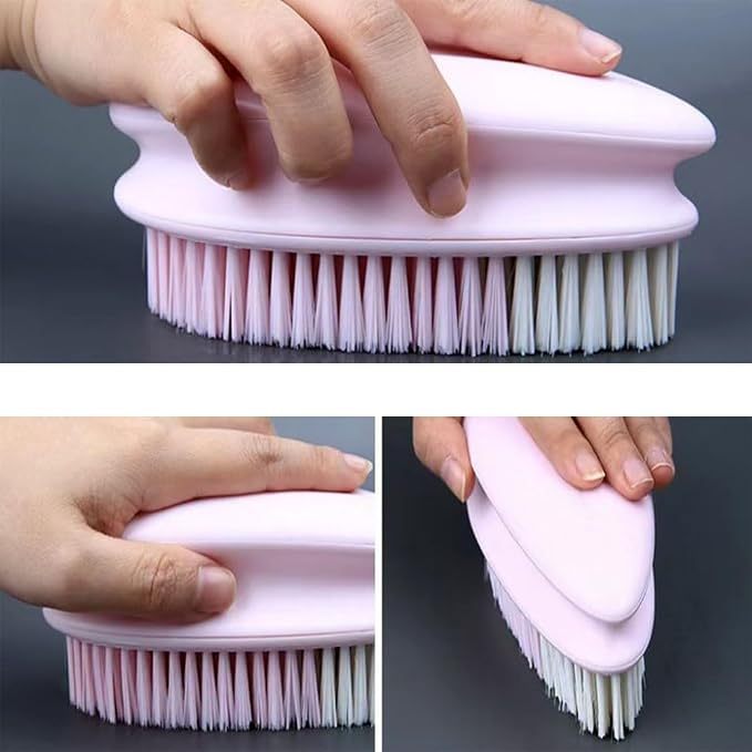 3 Pack Scrub Brushes, Laundry Stain Brush, Household Cleaning Washing Brush - Image 7