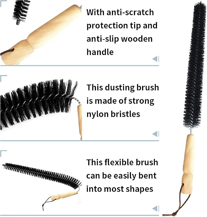 2pcs Radiator Brush, 40cm Long Reach Radiators Duster - Image 4
