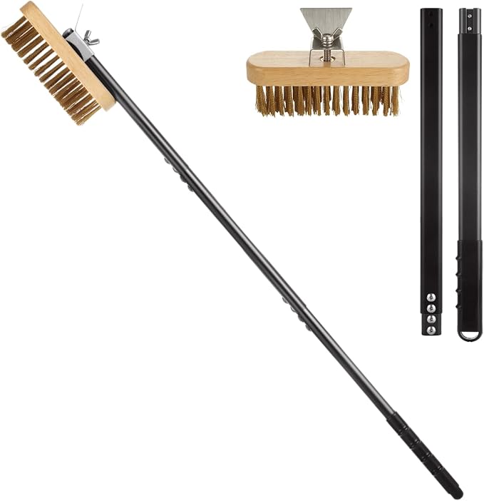 1 Pcs Adjustable 47" Pizza Oven Brush by MuxhelUS