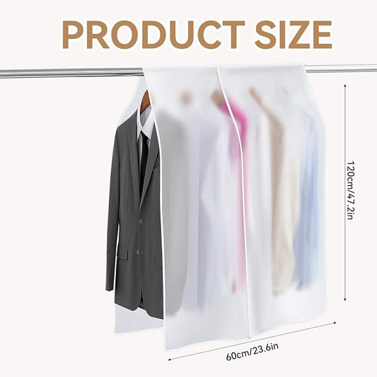 Clothing Rack Covers Hanging Clothes Dust Covers Garment Bag Organizer Storage - Image 2