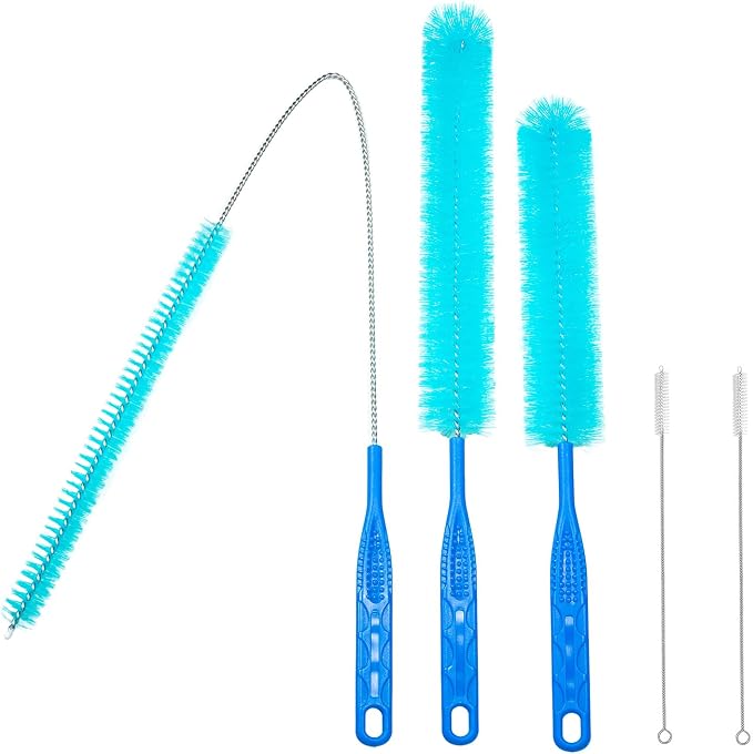 5 Pack Cleaning Brush Set, Bendable Sewer Drain Brush, Long Handle Pipe Cleaner by Unknown