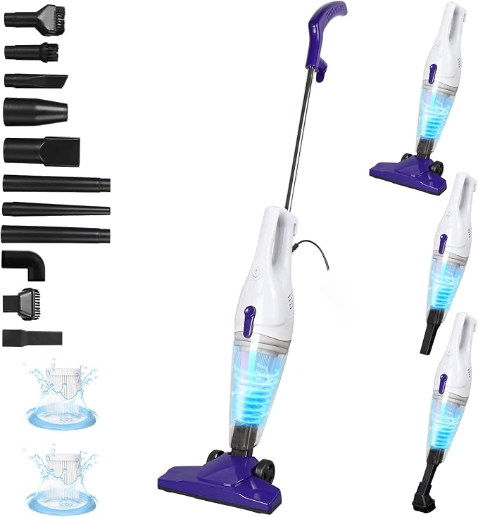Intercleaner Corded Vacuum Cleaner, 15KPa Powerful Suction by Intercleaner
