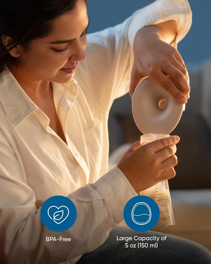 eufy Original Milk Container for Wearable Breast Pump E20/S1/S1 Pro, BPA-Free - Image 3