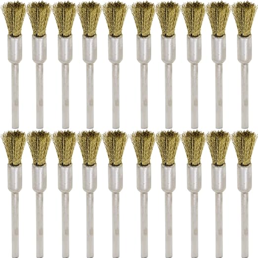 20PCS Brass Wire Brushes by LingGan