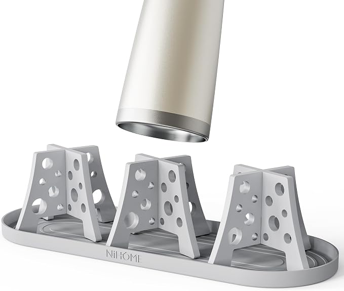 NiHome Silicone Water Bottle Drying Racks Set of 3 by NiHome
