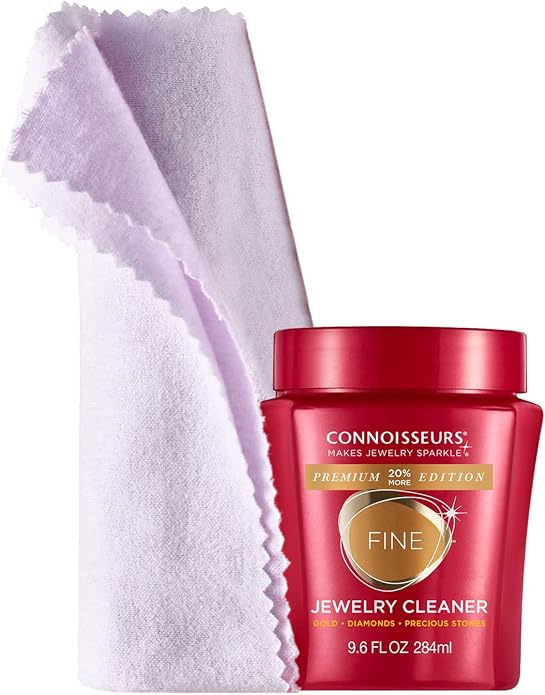 CONNOISSEURS Premium Edition Jewelry Cleaner, Value Size 9.6oz by CONNOISSEURS
