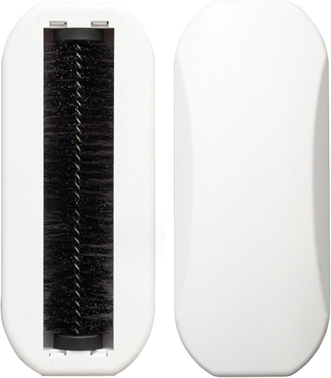 Crumb Sweeper 2Pcs Handheld Rolling Ergonomic PP Bristle Nutshell Crumb Brush - Image 3