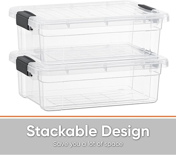Superio Clear Storage Boxes - Image 3