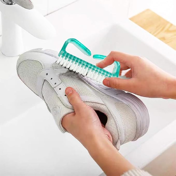 6 Pack Handle Grip Nail Cleaning Brush, Fingernail Brush Cleaner Scrub Brush Kit - Image 7