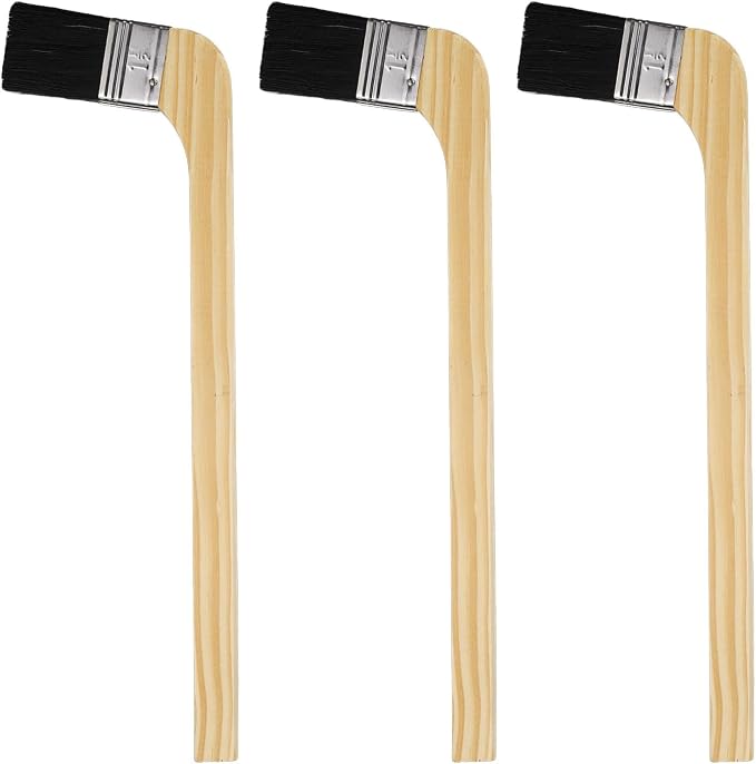 HARFINGTON Paint Brush 3Pcs 1.5" Brush Width Reusable Variety Angled Bend by HARFINGTON