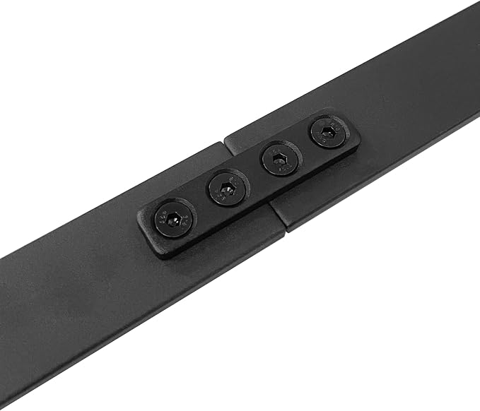 Homacer Sliding Barn Door Hardware Black Carbon Steel Track Connector - Image 3