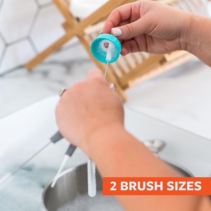 Full Circle Little Sipper, Bottle and Straw Cleaning Brush Set, Sizes - Image 6