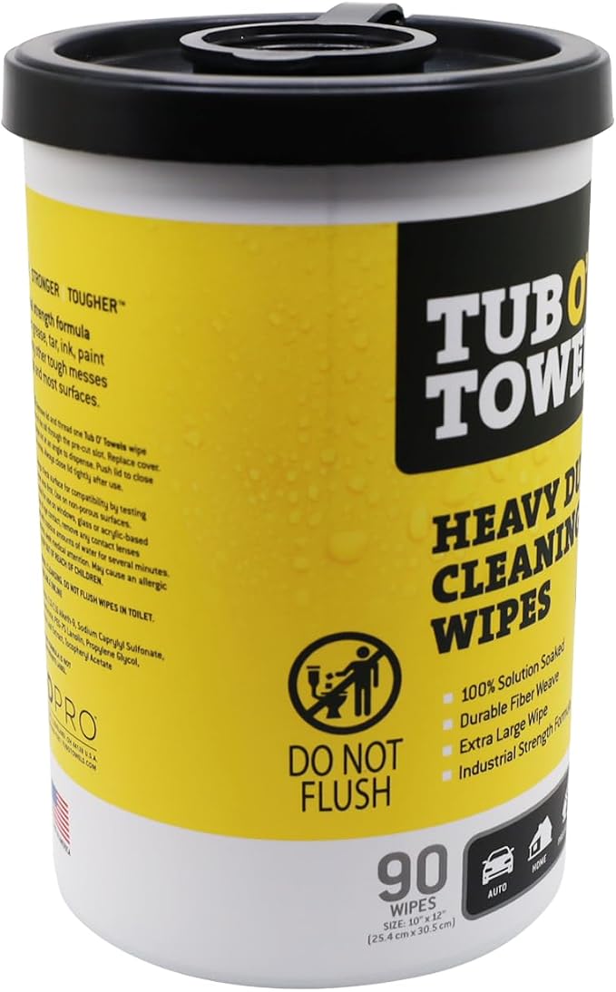 Tub O' Towels Heavy Duty, 90-Count Canister & Refill Pack - Image 7