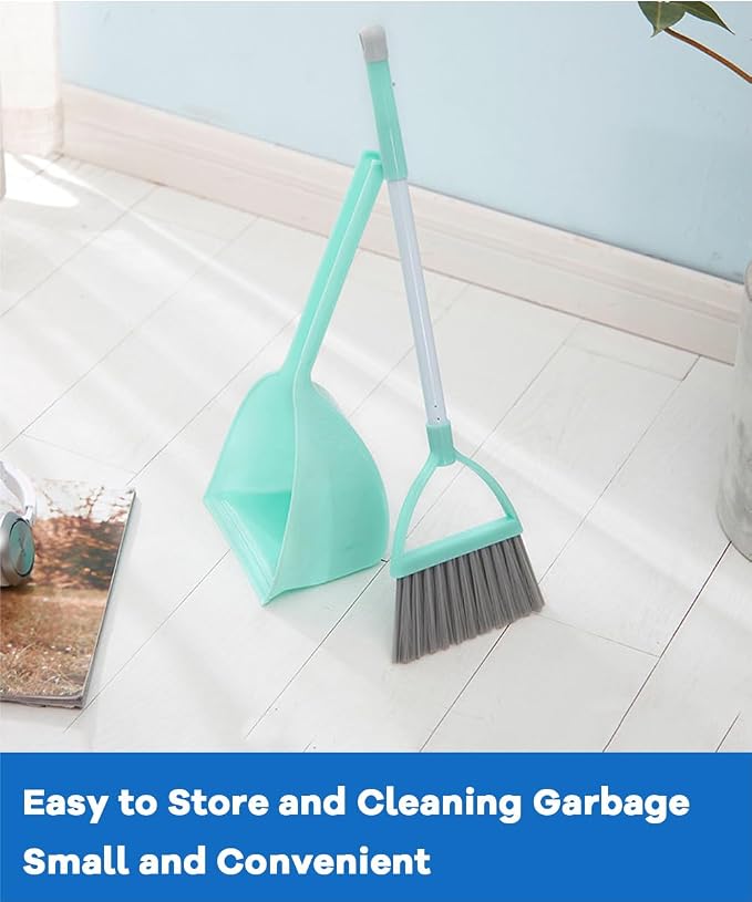 Small Broom and Dustpan Set, Household Mini Broom and Dustpan Set, Mini Broom - Image 3
