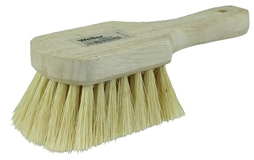 Weiler 44014 8" Utility Scrub Brush, Short Handle, Wood Block by WeilerAbrasives