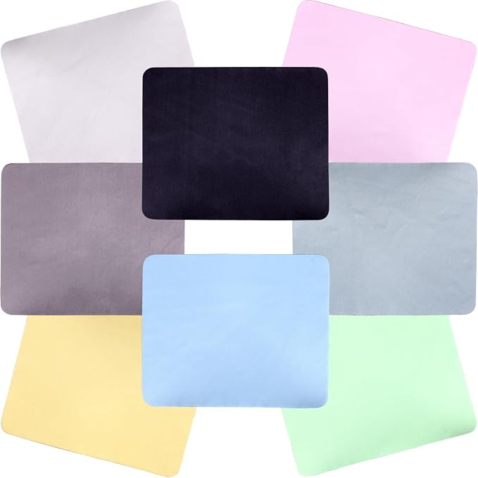 8 Pack Multicolor Premium Microfiber Cleaning Cloths&Wipes by ADBGV