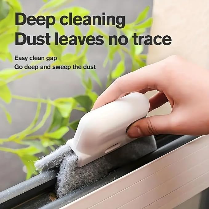 Window Track Cleaning Brush 3-in-1, Window Sill & Sliding Door Track Cleaner - Image 3