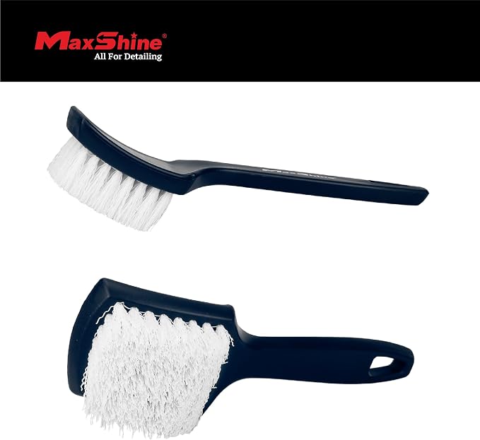 Maxshine Universal All-Purpose Cleaning Brush | Long-Handled Stiff Bristle Brush - Image 3