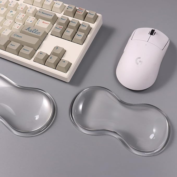 Clear Gel Wrist Rest for Mouse, Relax Your Wrist, for Laptop Computer Office & - Image 3