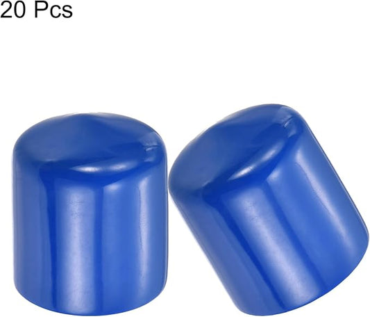 uxcell 20pcs Rubber End Caps 29mm ID Vinyl PVC Round Tube Bolt Cap Cover Screw - Image 2