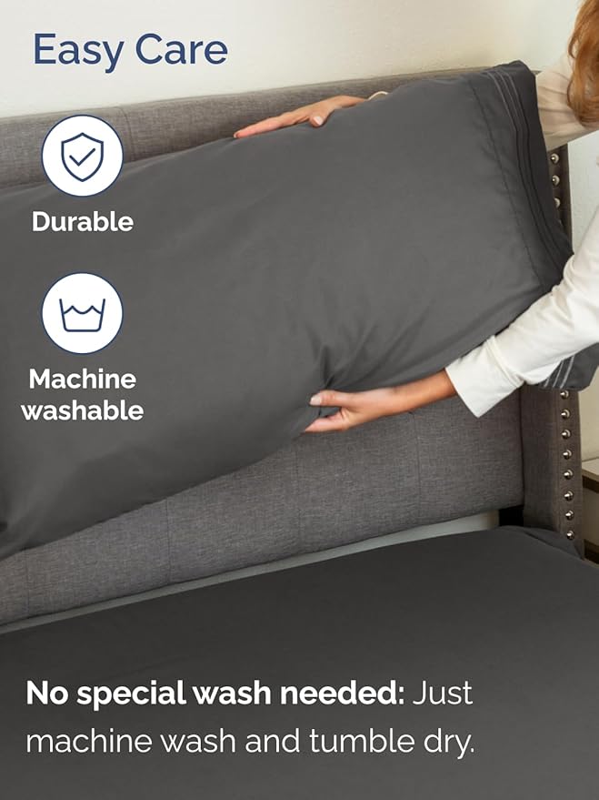 Extra Deep King Sheet Set - 6 Piece Breathable & Cooling Sheets - Hotel Luxury Bed Sheets Set - Easy & Secure Fit - Soft, Wrinkle Free & Comfy Sheets Set - Charcoal Sheet Set with Extra Deep Pockets