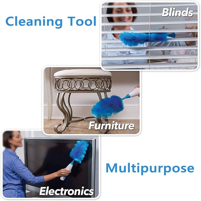 Blinds Cleaning Tool, Electric Duster, Long Lifespan Ceiling Fan Cleaner Pet - Image 3
