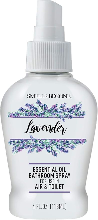 SMELLS BEGONE 4 oz Essential Oil Air Freshener Bathroom Spray by SMELLSBEGONE