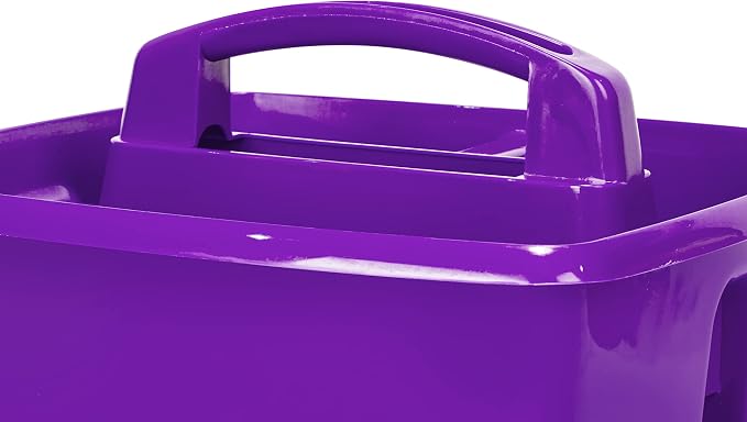 Storex 3-Compartment Small Craft Caddy – Multipurpose Classroom Organizer - Image 5