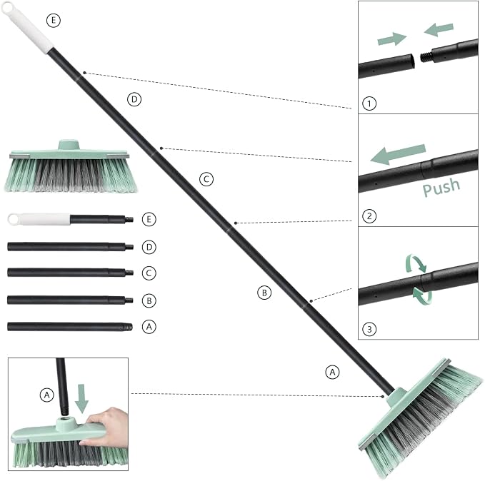 Indoor Broom Soft Bristle Brooms - Image 6
